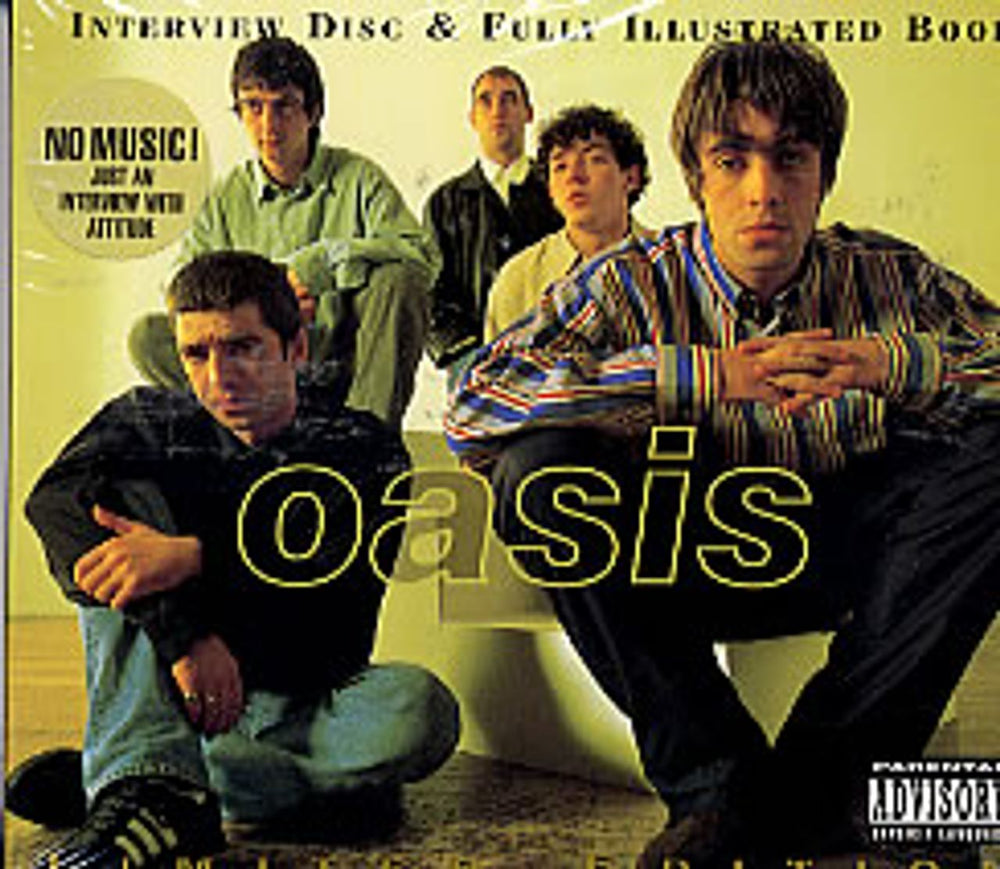 Oasis Interview Disc & Fully Illustrated Book UK CD album (CDLP) SAM7023