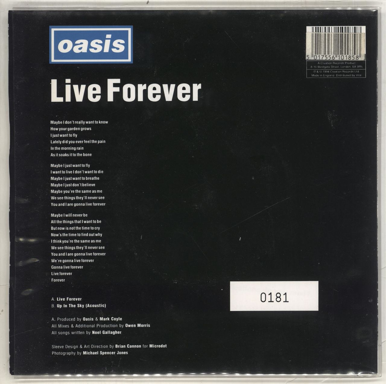 oasis Live Forever レコードLimited Edition - 洋楽