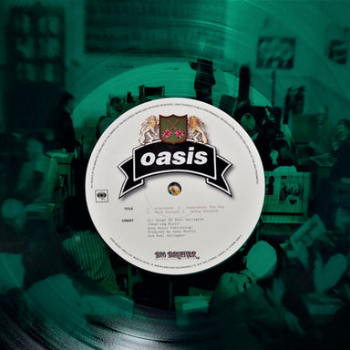 Oasis The Masterplan - Green Vinyl Japanese 2-LP vinyl set — RareVinyl.com