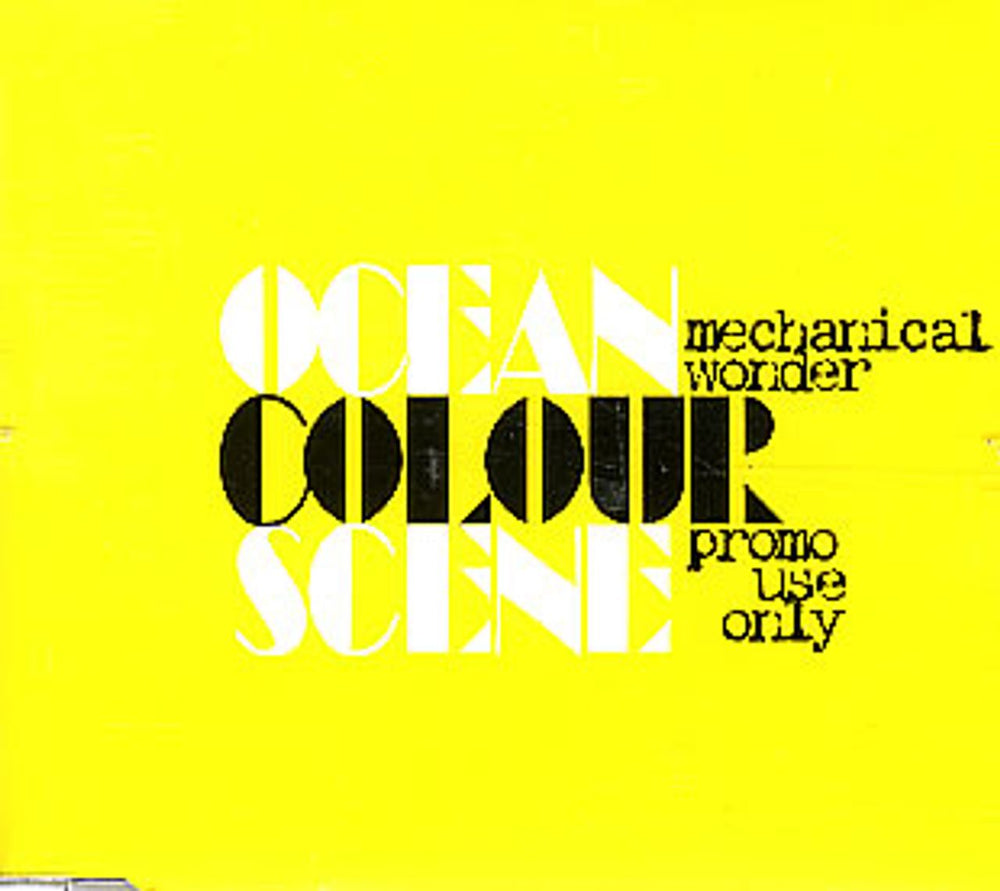 Ocean Colour Scene Mechanical Wonder UK Promo CD single (CD5 / 5") WONCD1