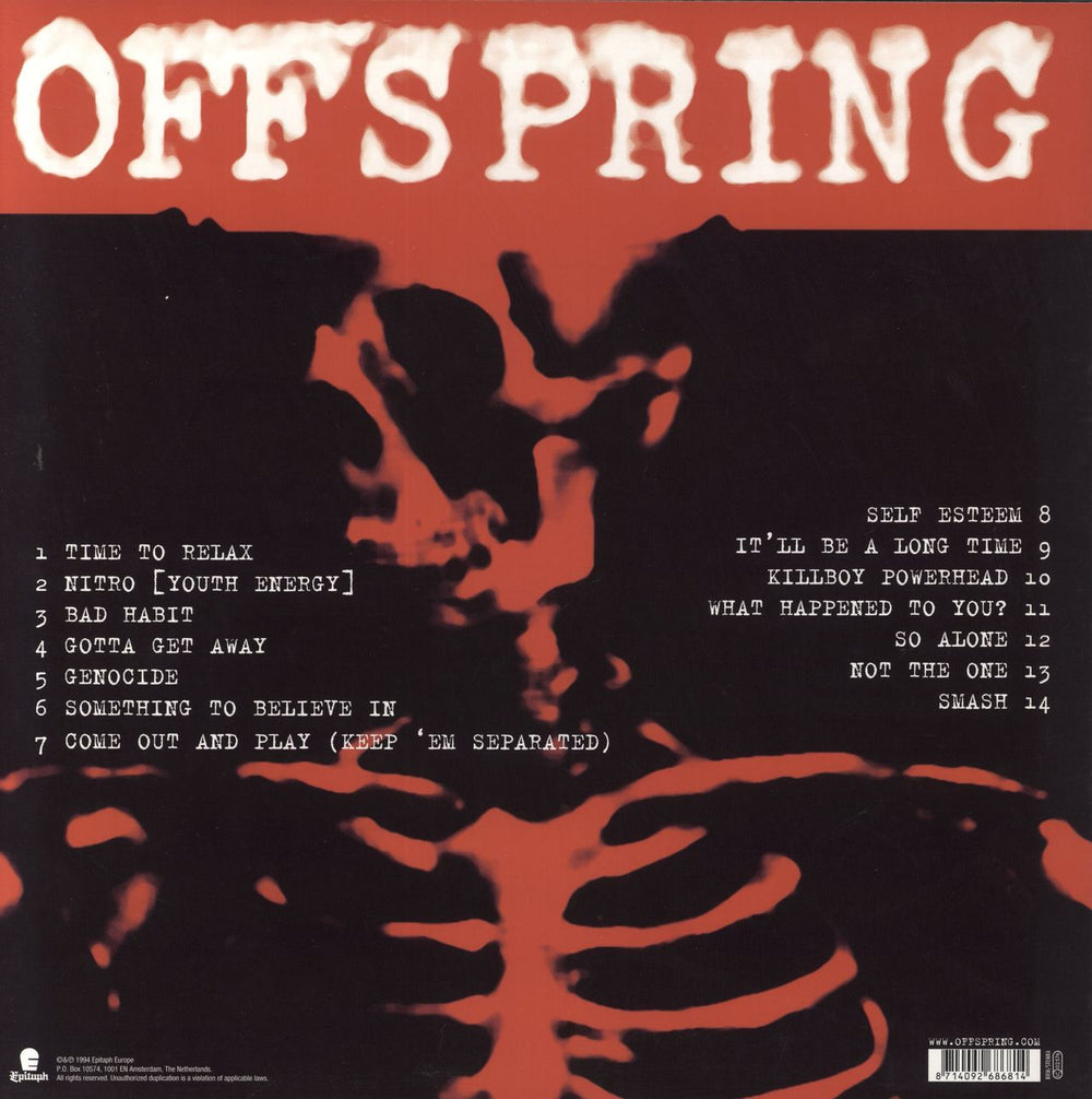 Offspring Smash Dutch vinyl LP album (LP record) 8714092686814