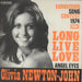 Olivia Newton John Long Live Love - smooth sleeve - orange titles Belgian 7" vinyl single (7 inch record / 45) 4C00695309