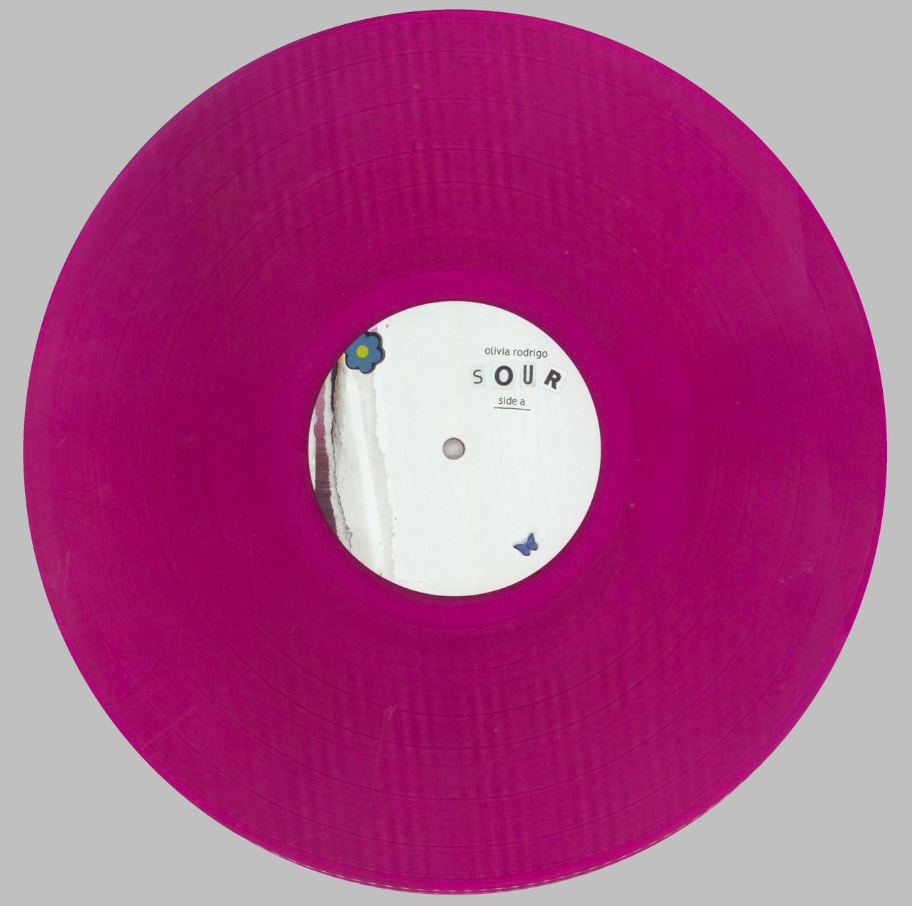 Olivia Rodrigo Sour - Magenta Transparent Vinyl UK Vinyl LP — RareVinyl.com