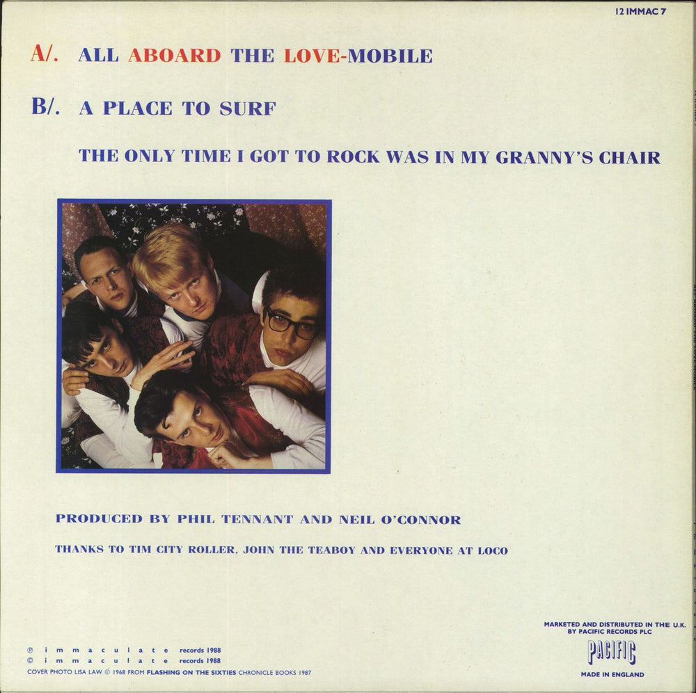 One Thousand Violins All Aboard The Love-Mobile UK 12" vinyl single (12 inch record / Maxi-single)