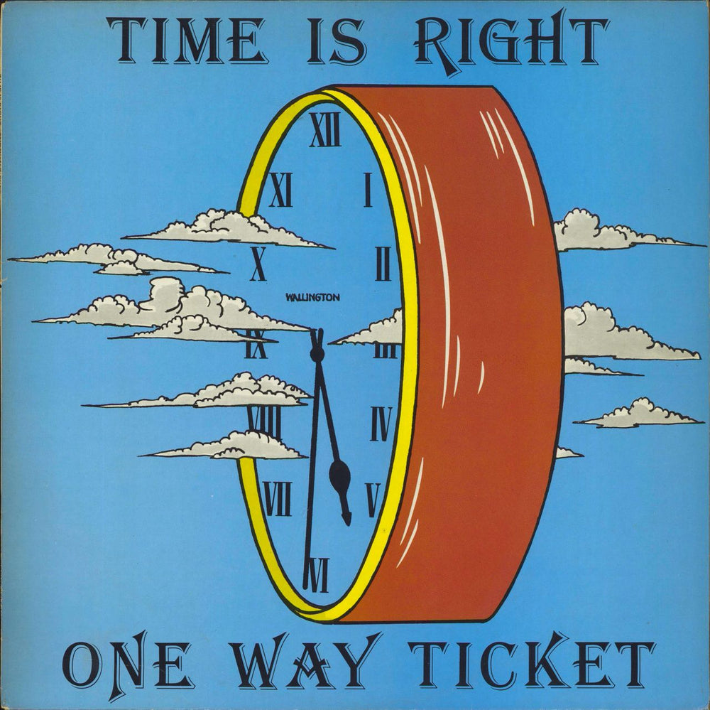 One Way Ticket Time Is Right UK vinyl LP album (LP record) PTLS1069