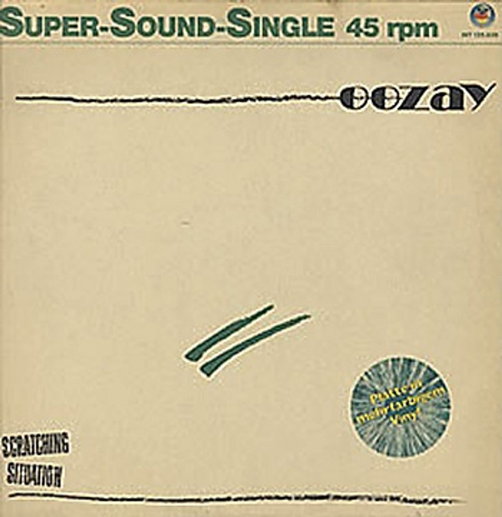 Oozay Scratching Situation - Green Marble German 12" vinyl single (12 inch record / Maxi-single) INT125.528