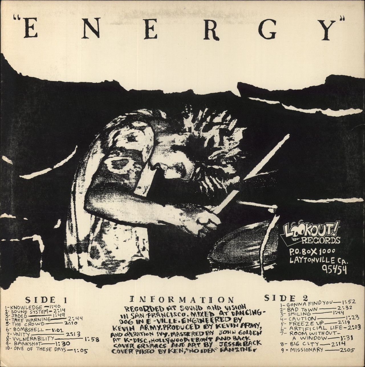 Operation Ivy – Energy / US 1st Press Operation Ivy – Energy – Vinyl (Neon Green, LP, Album + 2
