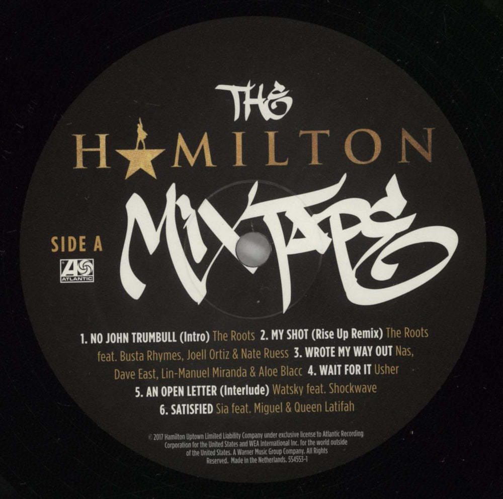 Original Cast Recording The Hamilton Mixtape UK 2-LP vinyl record set (Double LP Album) 1OC2LTH826296