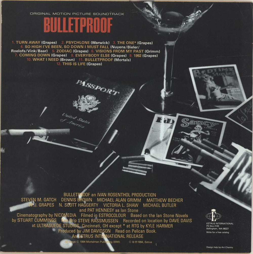 Original Soundtrack Bulletproof US vinyl LP album (LP record)