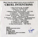 Original Soundtrack Cruel Intentions UK Promo CD-R acetate CD-R