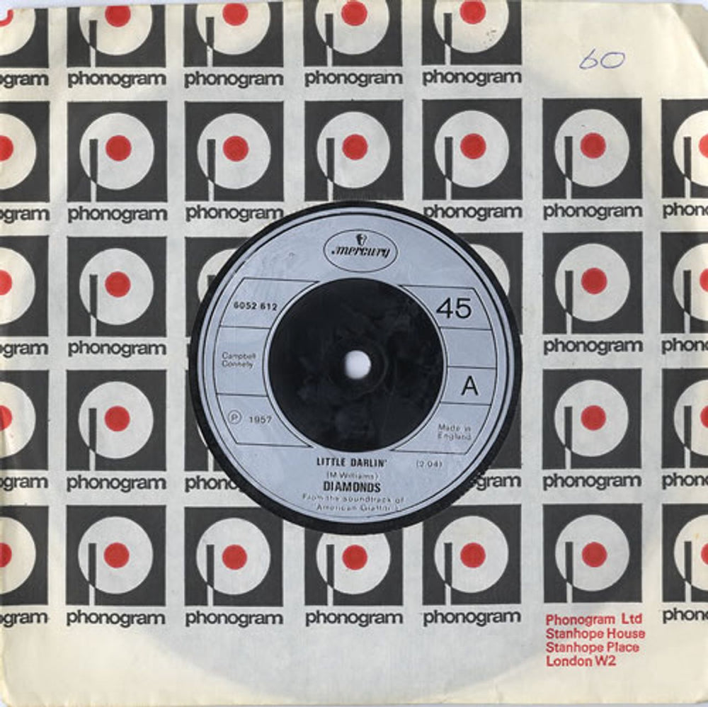 Original Soundtrack Little Darlin' / Chantilly Lace / The Great Pretender UK 7" vinyl single (7 inch record / 45) 6052612