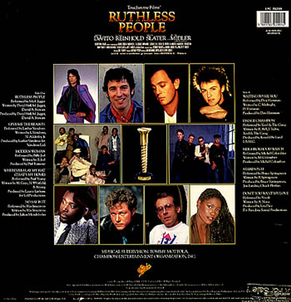 Original Soundtrack Ruthless People UK vinyl LP album (LP record) OSTLPRU287206