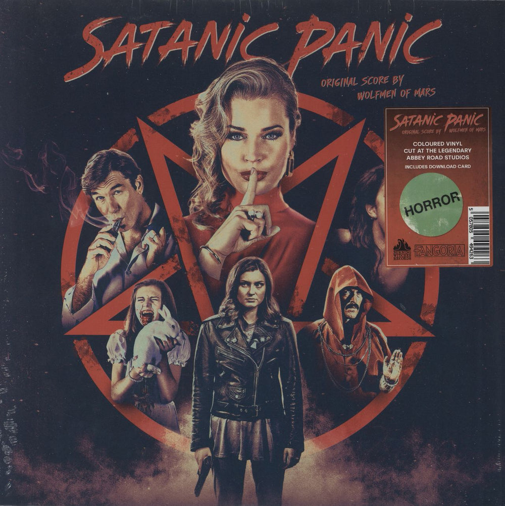 Original Soundtrack Satanic Panic - Red & Purple Vinyl - Sealed UK vinyl LP album (LP record) BWR666