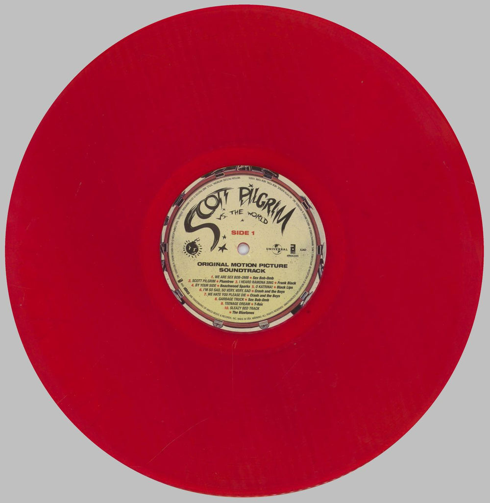 Original Soundtrack Scott Pilgrim Vs. The World - Translucent Red Vinyl US vinyl LP album (LP record) OSTLPSC825366