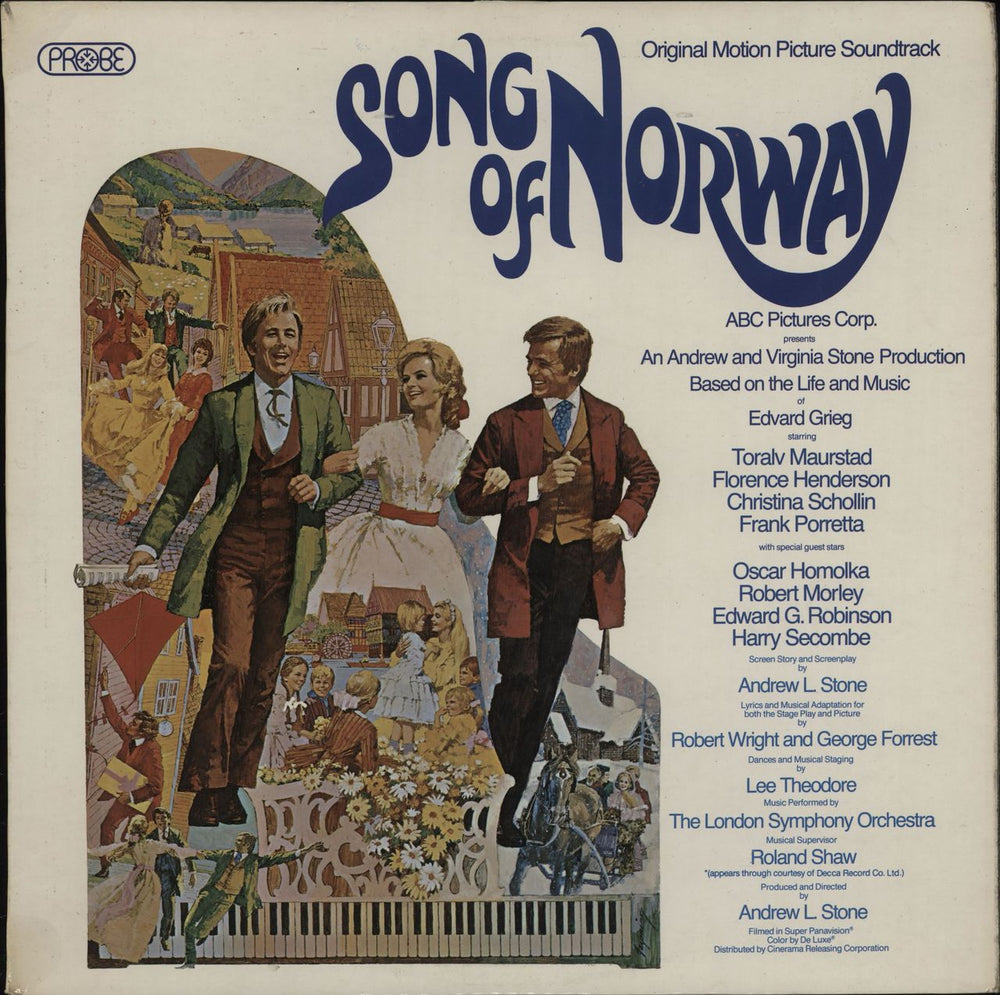Original Soundtrack Song Of Norway UK vinyl LP album (LP record) SPB1017