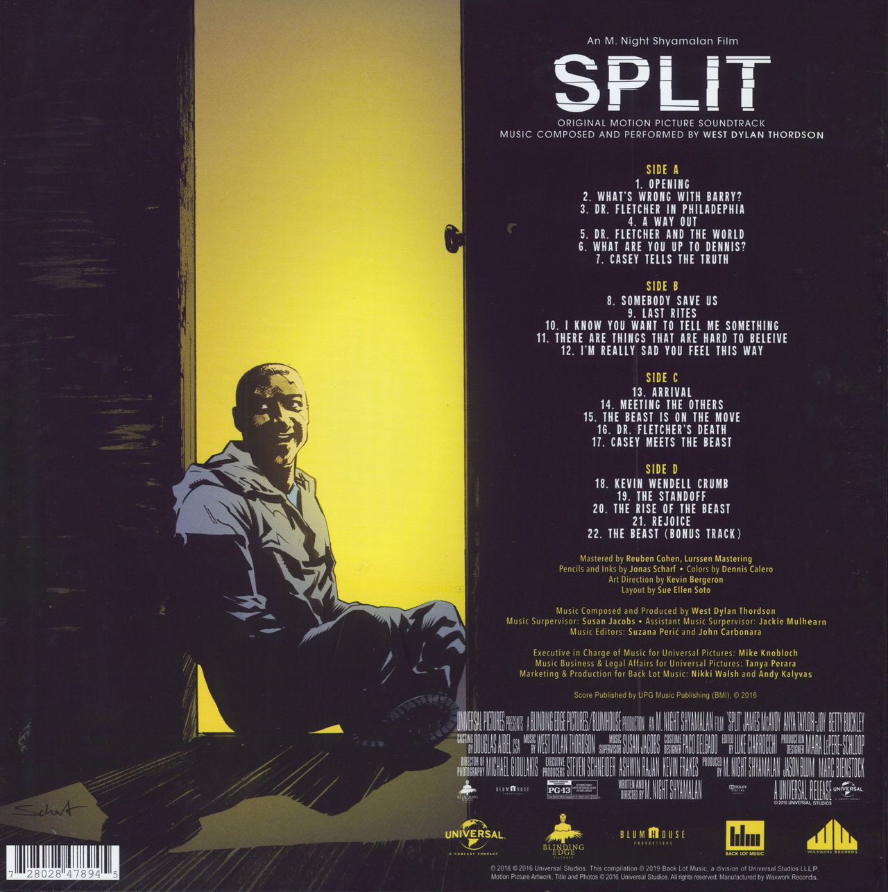Original Soundtrack Split Yellow Vinyl US 2-LP vinyl set —
