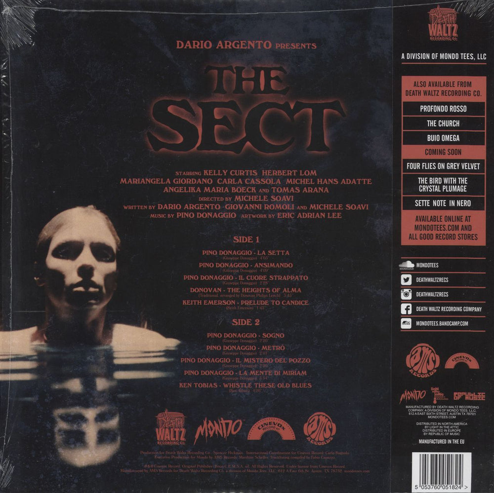 Original Soundtrack The Sect (Original Motion Picture Soundtrack) - Red Vinyl + Shrink UK vinyl LP album (LP record) 5053760051824