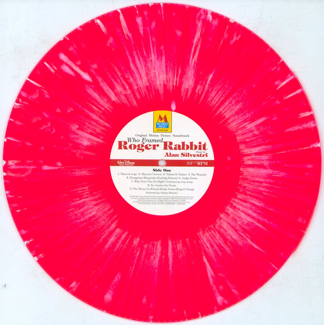 Original Soundtrack Who Framed Roger Rabbit - Neon Pink with 