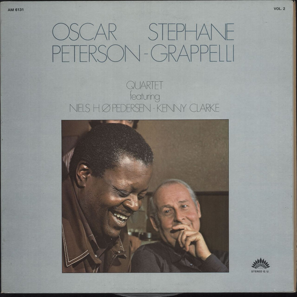 Oscar Peterson & Stéphane Grappelli Oscar Peterson - Stephane Grappelli Quartet Vol. 2 French vinyl LP album (LP record) AM6131