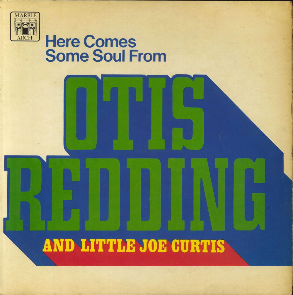 Otis Redding Here Comes Some Soul From Otis Redding And Little Joe Curtis UK vinyl LP album (LP record) MAL772