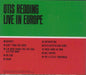 Otis Redding Live In Europe Japanese CD album (CDLP)