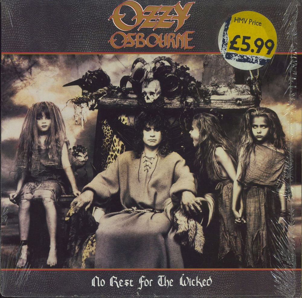 Ozzy Osbourne No Rest For The Wicked - In Shrink UK vinyl LP album (LP record) 462581
