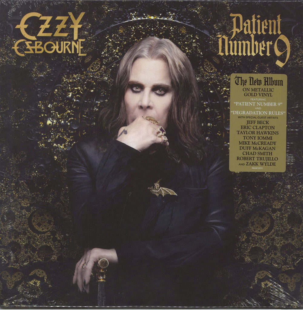 Ozzy Osbourne Patient Number 9 - Indie Exclusive Metallic Gold Vinyl - Sealed UK 2-LP vinyl record set (Double LP Album) 19658723711