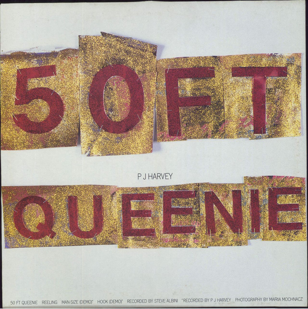 P.J. Harvey 50 Ft Queenie - EX UK 12" vinyl single (12 inch record / Maxi-single) 12IS538