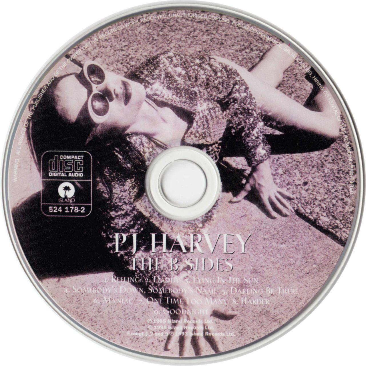 P.J. Harvey The B Sides Limited Edition UK Promo CD album