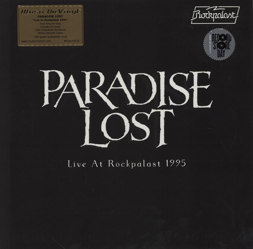 Paradise Lost Live At Rockpalast - RSD 2020 - White Vinyl - Unopened UK 2-LP vinyl record set (Double LP Album) MOVLP2636