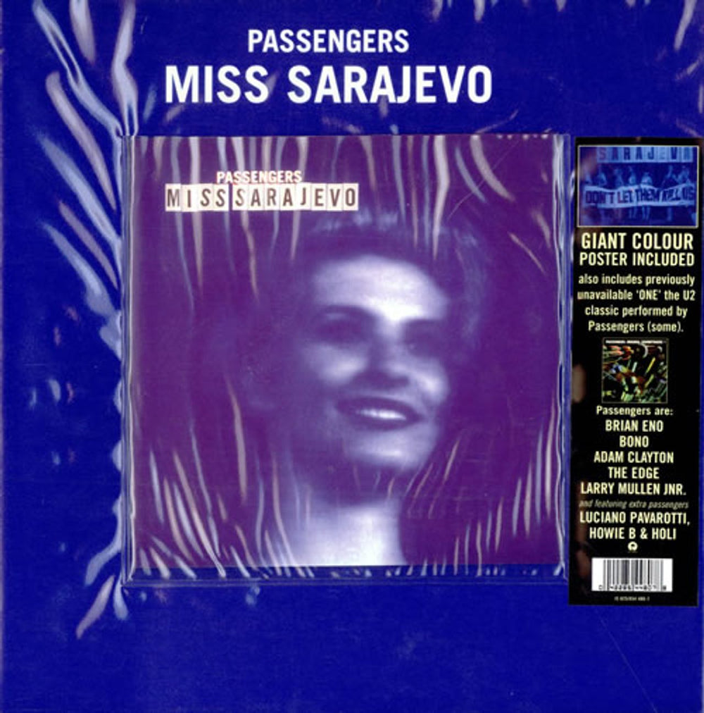 Passengers Miss Sarajevo UK 7" vinyl single (7 inch record / 45) IS625