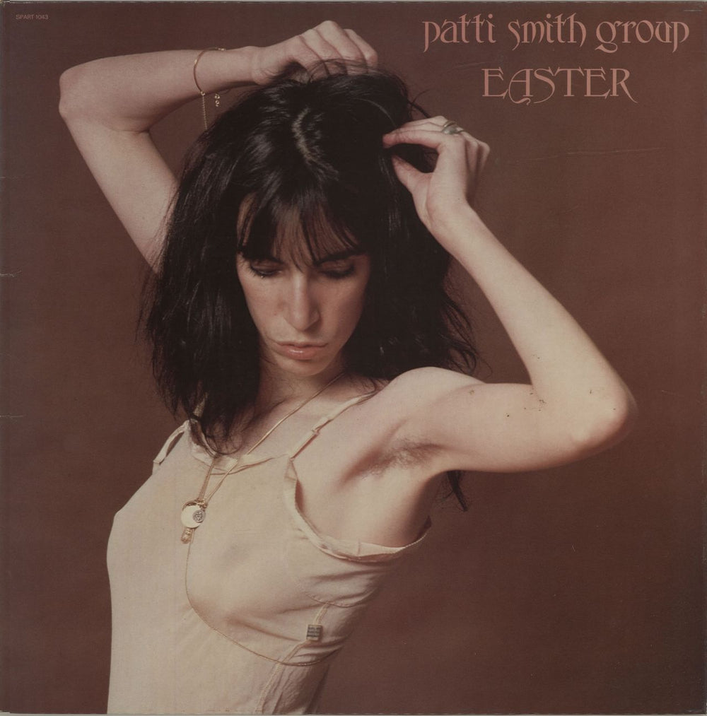 Patti Smith Easter - VG UK vinyl LP album (LP record) SPART1043