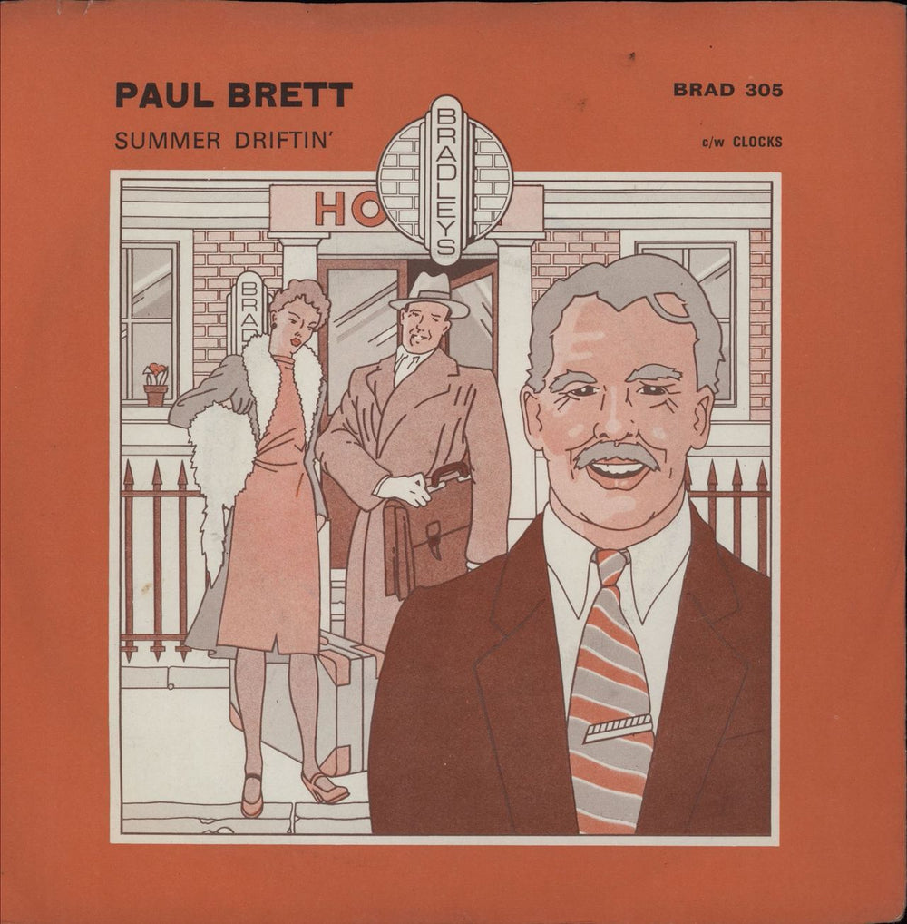 Paul Brett Summer Driftin' UK 7" vinyl single (7 inch record / 45) BRAD305