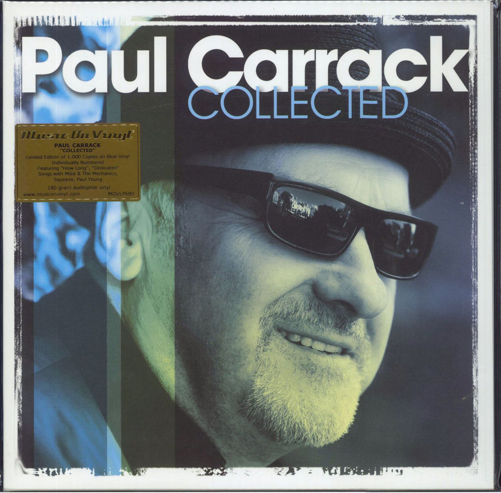 Paul Carrack Collected - Blue Vinyl + Numbered - Sealed Dutch 2-LP vinyl record set (Double LP Album) MOVLP689