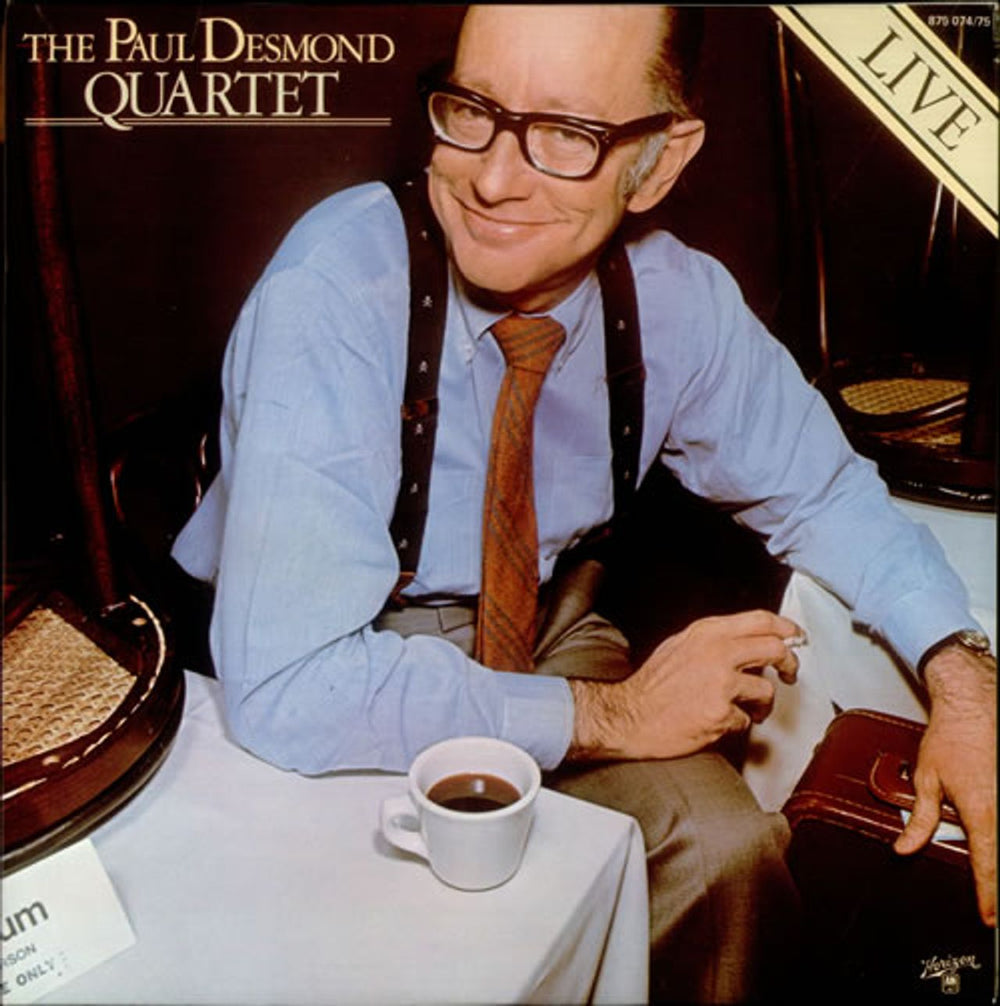 Paul Desmond Live French 2-LP vinyl record set (Double LP Album) 875074/75