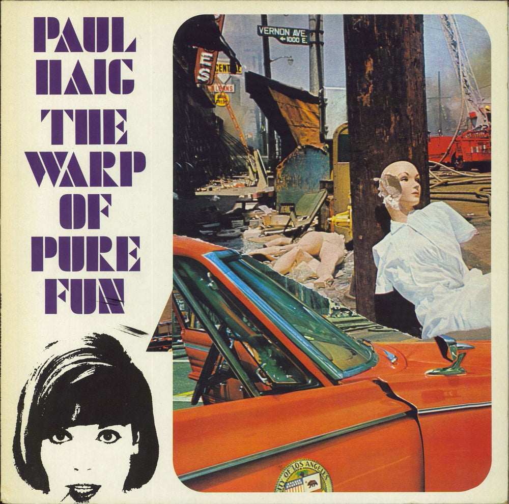 Paul Haig The Warp Of Pure Fun Belgian vinyl LP album (LP record) OPA003