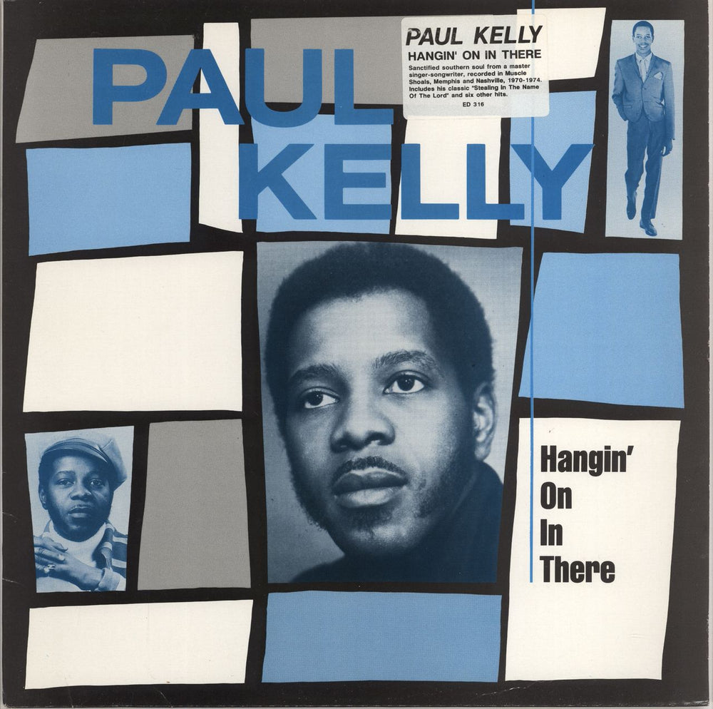 Paul Kelly Hangin' On In There US vinyl LP album (LP record) ED316