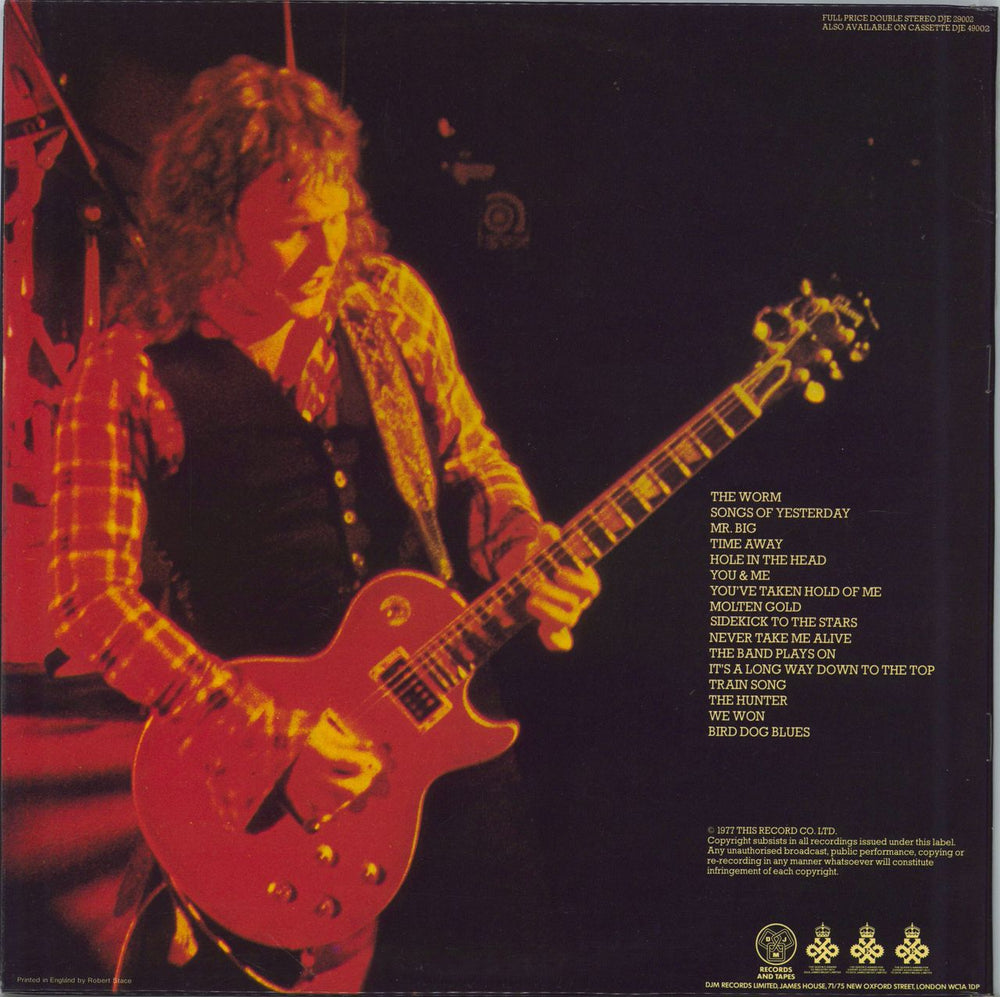 Paul Kossoff Koss UK 2-LP vinyl record set (Double LP Album)