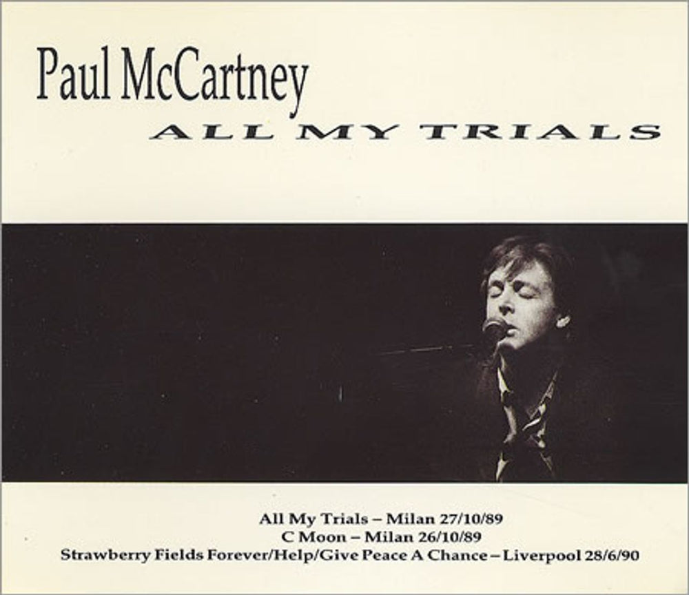 Paul McCartney and Wings All My Trials UK 2-CD single set (Double CD single) MCC2SAL274324