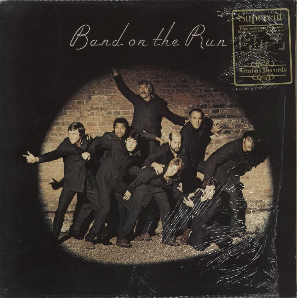 Paul McCartney and Wings Band On The Run - Nimbus Supercut - Shrink UK vinyl LP album (LP record) PAS10007