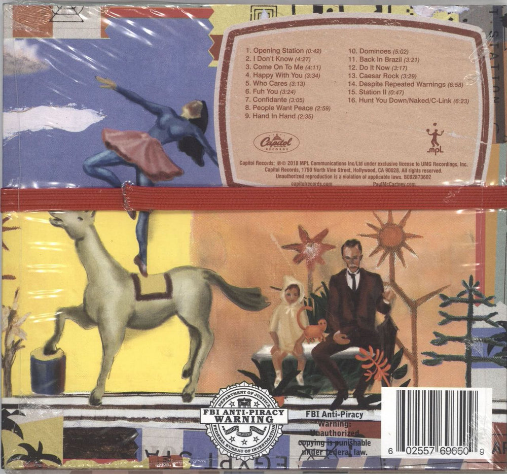 Paul McCartney and Wings Egypt Station - Concertina Sleeve - Sealed US CD album (CDLP) MCCCDEG714320