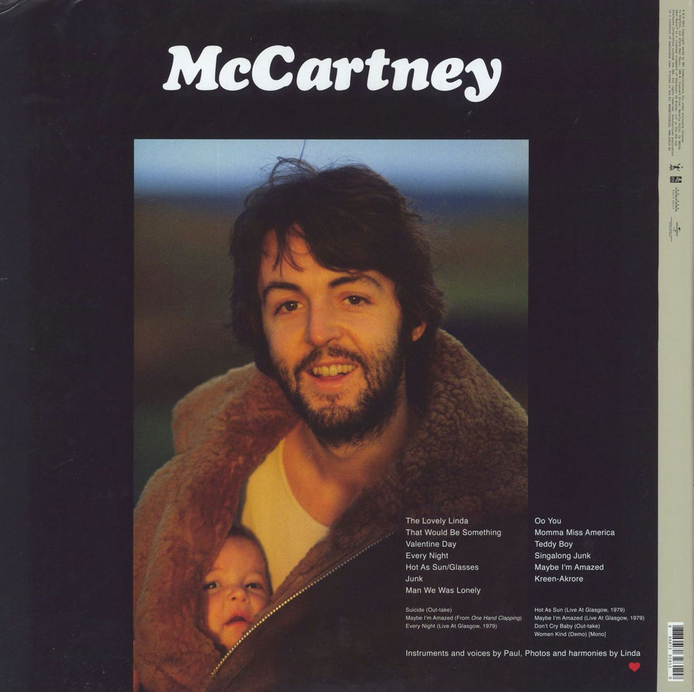 Paul McCartney and Wings McCartney - Remastered - EX UK 2-LP vinyl record set (Double LP Album) 888072328129