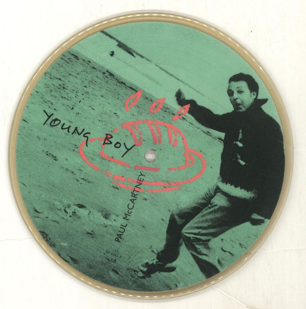 Paul McCartney and Wings Young Boy UK 7" vinyl picture disc (7 inch picture disc single) MCC7PYO84713