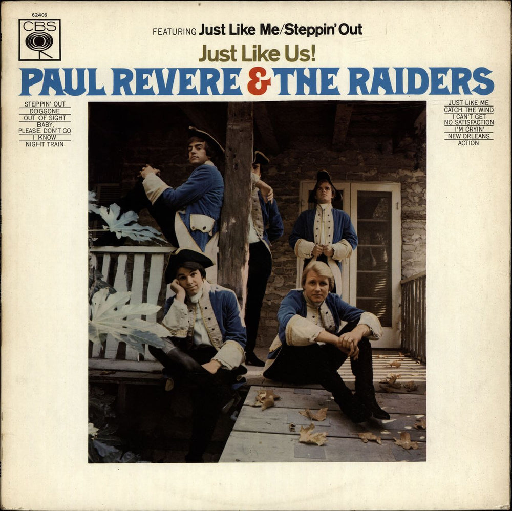 Paul Revere & The Raiders Just Like Us UK vinyl LP album (LP record) BPG62406