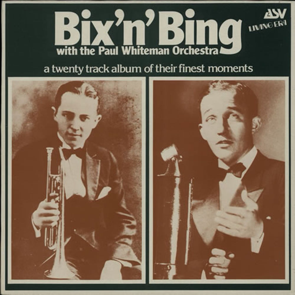 Paul Whiteman Bix 'n' Bing UK vinyl LP album (LP record) AJA5005