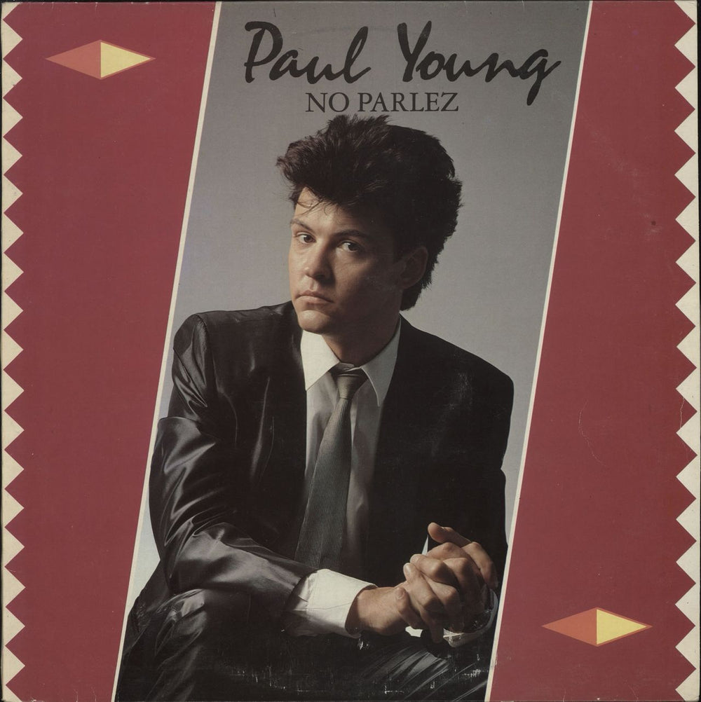 Paul Young No Parlez Greek vinyl LP album (LP record) 25521