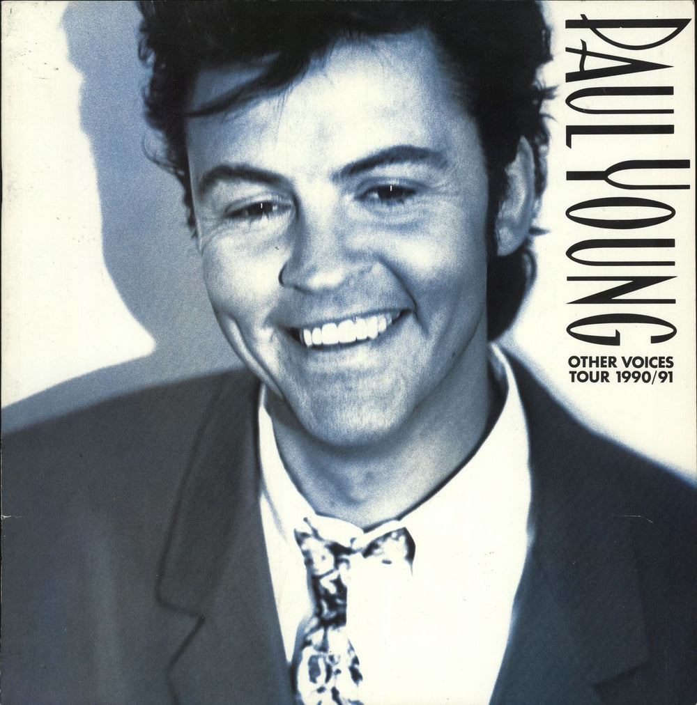 Paul Young Other Voices Tour 1990/91 - Autographed + Pass & Setlist UK tour programme TOUR PROGRAMME