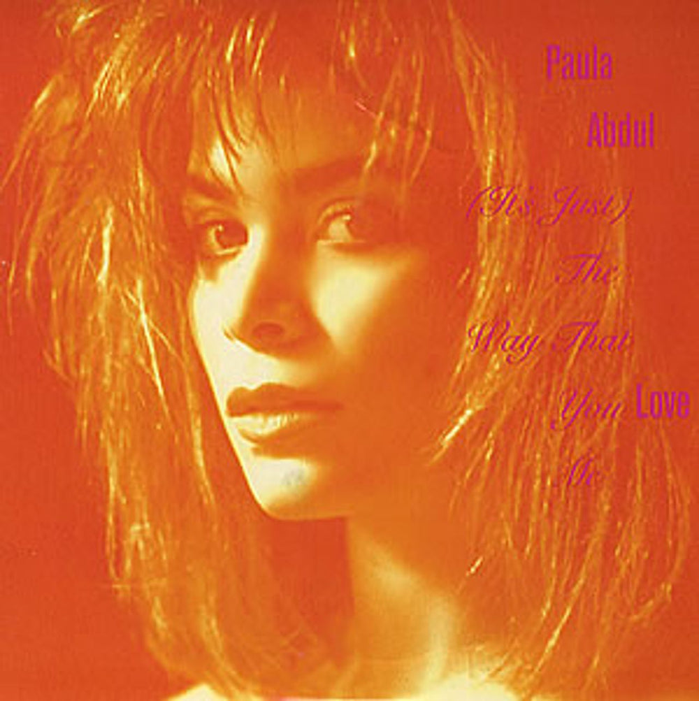 Paula Abdul (It's Just) The Way That You Love Me UK 7" vinyl single (7 inch record / 45) SRN101