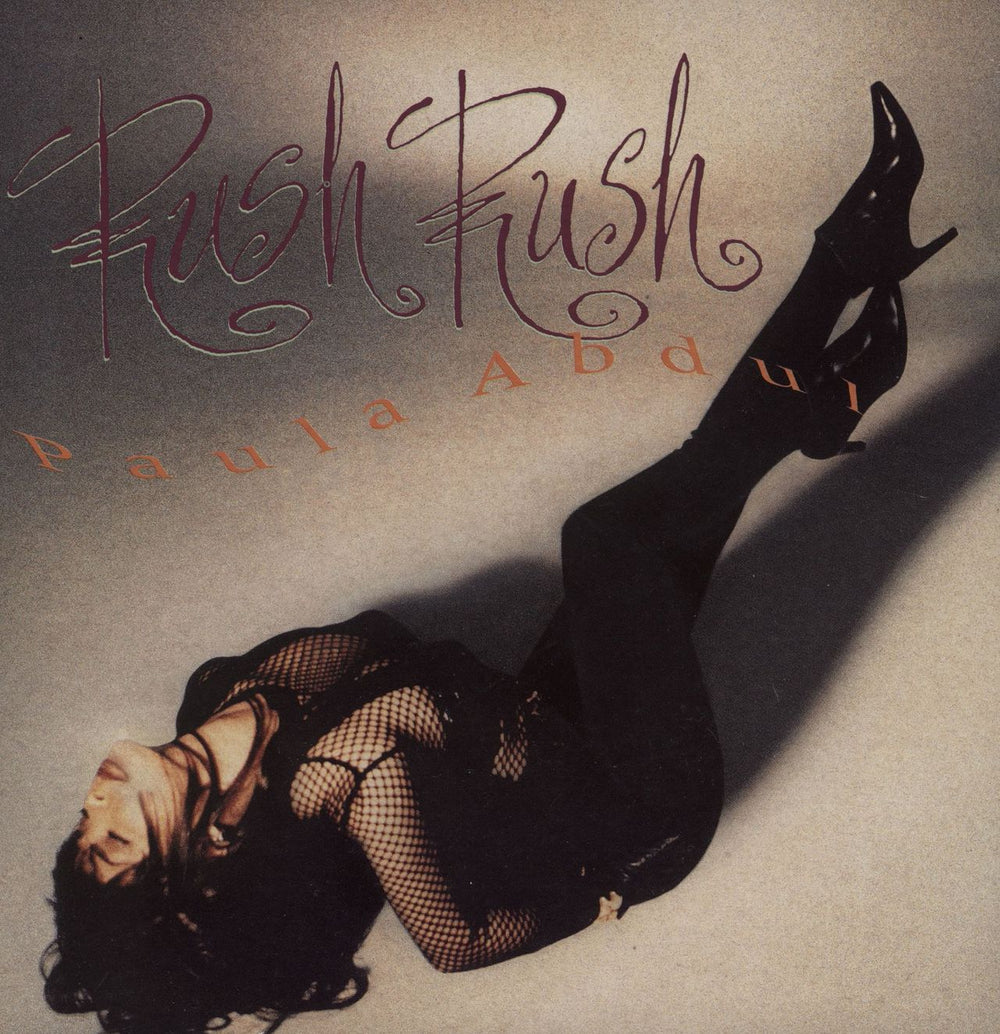 Paula Abdul Rush Rush - Glossy UK 7" vinyl single (7 inch record / 45) VUS38