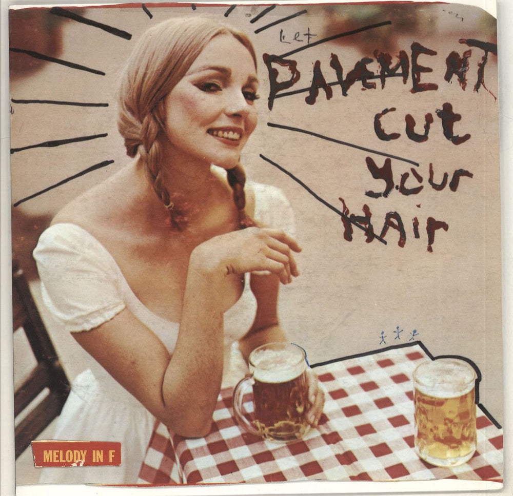 Pavement Cut Your Hair UK 7" vinyl single (7 inch record / 45) ABB55S